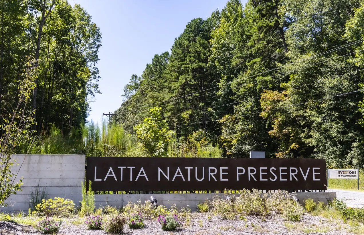 Wooded landscape at Latta Nature Preserve